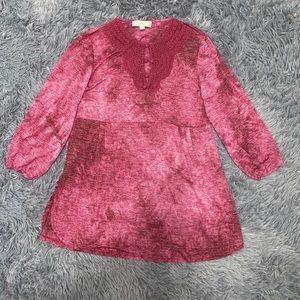 Weekend Suzanne Betro Size Small 3/4 Sleeve Tunic